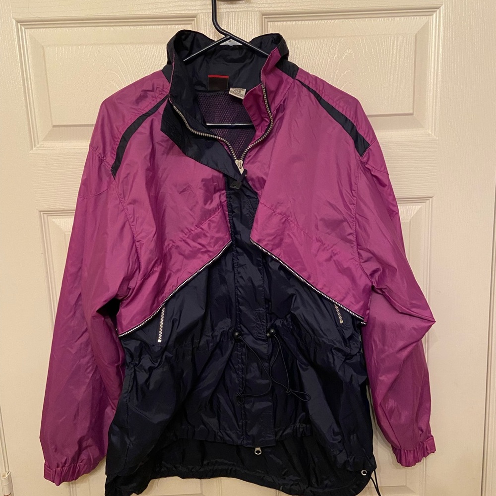 Purple windbreaker